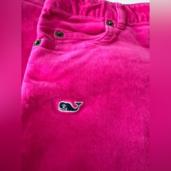 Vineyard Vines Girls Pink Velvet Jeans - Picture 6 of 9